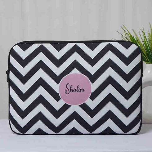 Personalised Geometric Laptop Sleeve/Cover Combo Gift Set